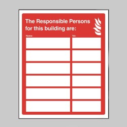 The Responsible Persons for this Building are: