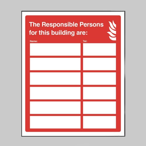 The Responsible Persons for this Building are: