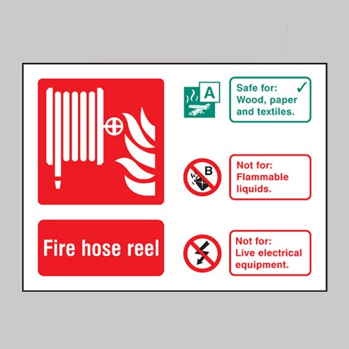 Hose Reel Identification Sign