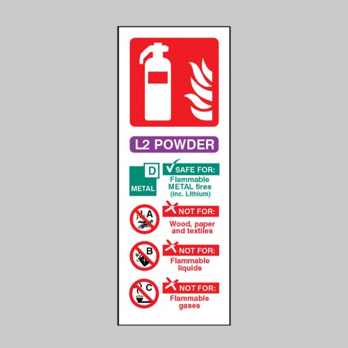 L2 Powder Extinguisher Identification