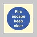Fire Escape Keep Clear