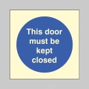 This Door Must be Kept Closed