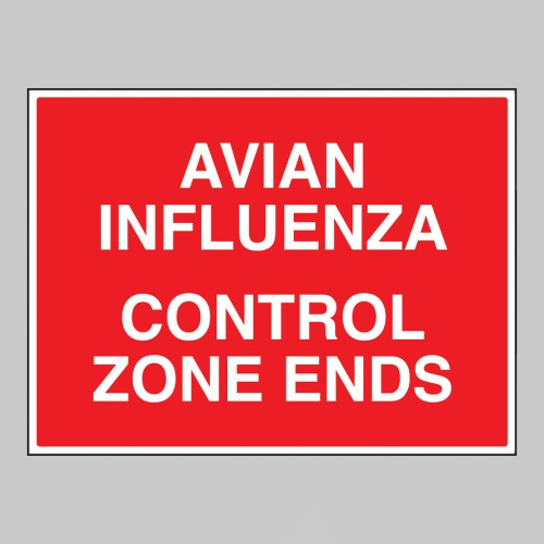 Avian Influenza Control Zone Ends