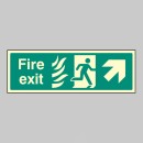 HTM Fire Exit - Arrow Up Right 
