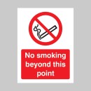 No Smoking Beyond this Point