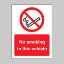 No Smoking in the Vehicle