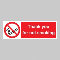 Please Do Not Smoke - Thank You