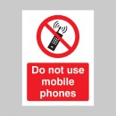 Do Not Use Mobile Phones
