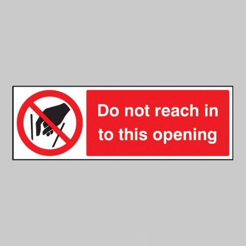 Do Not Reach in to this Opening