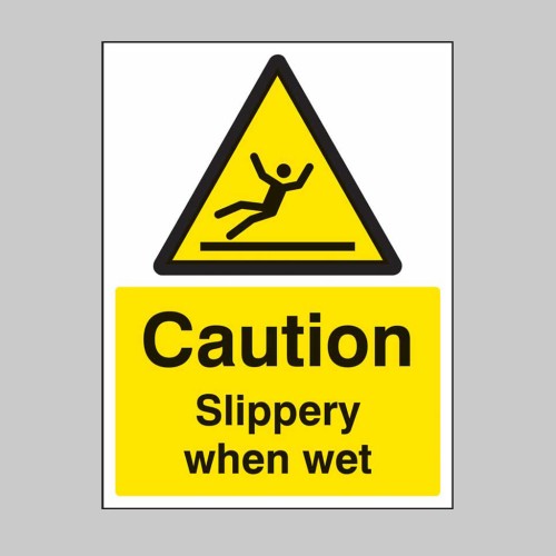 Caution - Slippery When Wet