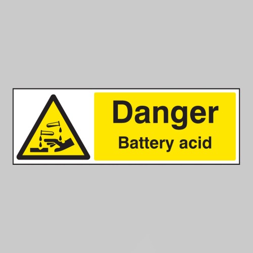 Danger - Battery Acid