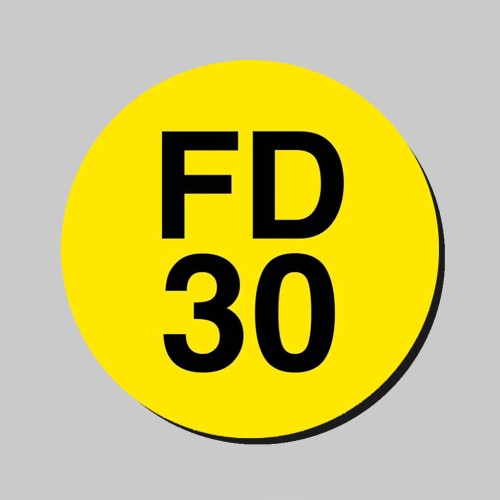 FD30 - Fire Door ID Tags (Pack of 50)