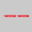 No Unauthorised Persons Allowed this Point