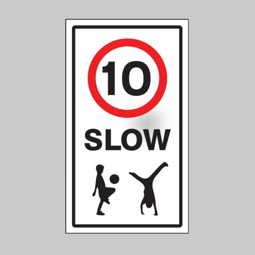 Slow - 10mph - Children - Class R2 Permanent