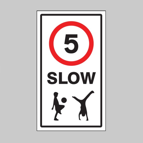 Slow - 5mph - Children - Class R2 Permanent