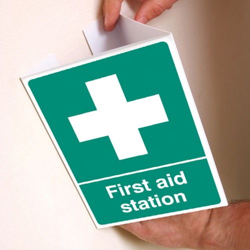 First Aid Station - Projecting Sign
