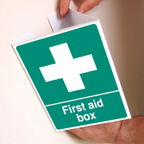 First Aid Box- Projecting Sign
