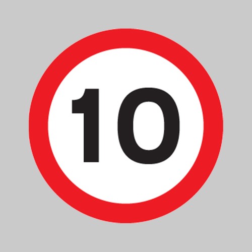 10mph - Class RA1 - Temporary