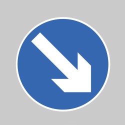 Keep Right - Class R2 - Permanent