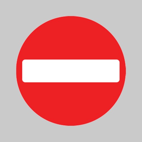 No Entry - Class R2 - Permanent