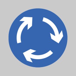 Roundabout Symbol - RA1 and R2