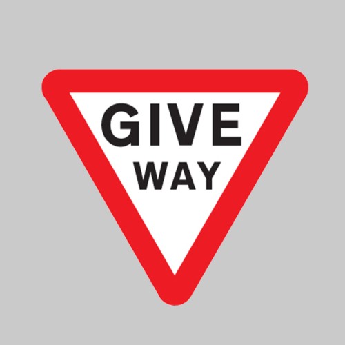 Give Way - Class R2 - Permanent