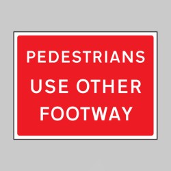 Pedestrians Use Other Footway - Class RA1 