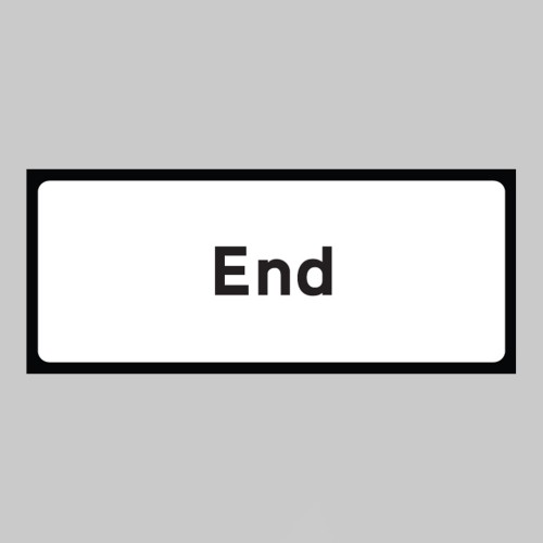 End Supplementary Plate - Class RA1 - Temporary