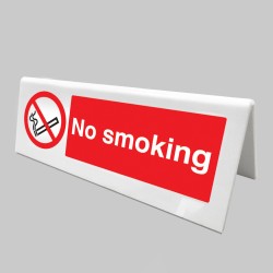 No Smoking Table Cards (Pack of 5)