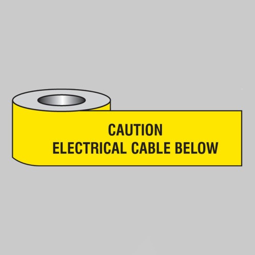 Caution - Electrical Cable Below - Underground Tape