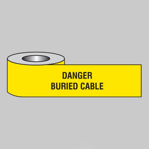 Danger - Buried Cable - Underground Tape