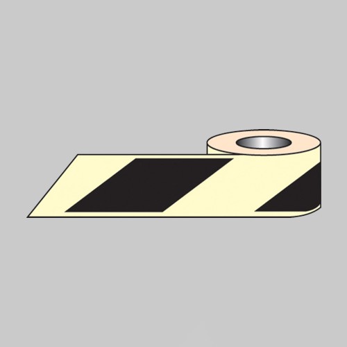 Black / White Photoluminescent Tape (Glow in the Dark)