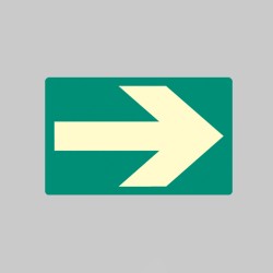 Rectangular - Photoluminescent Floor Marker (Glow in the Dark)