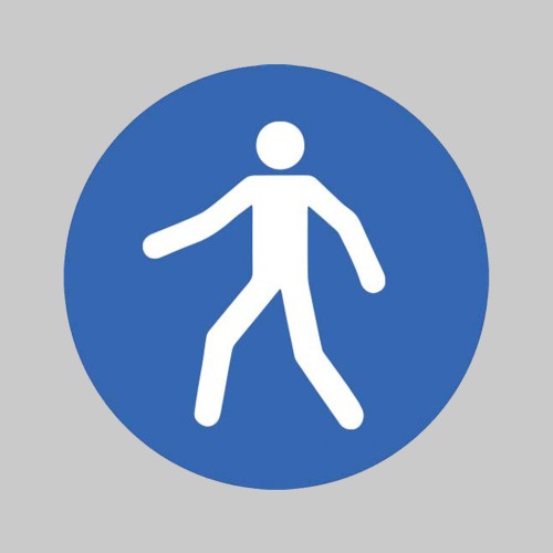 Pedestrian - Floor Graphic