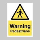 Warning - Pedestrians