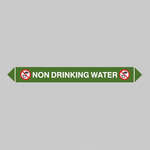 Non Drinking Water - Flow Marker (Pack of 5)