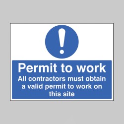 Permit to Work All Contractors Must Obtain a Permit