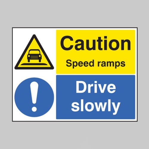 Caution - Speed Ramps - Drive Slowly