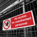 No Access for Unauthorised Personnel