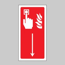 Fire Alarm Call Point - Below