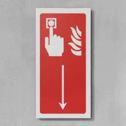 Fire Alarm Call Point Below