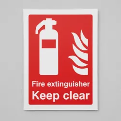 Fire Extinguisher Keep Clear Fire Extinguisher Keep Clear