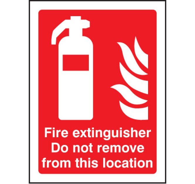 Fire Extinguisher Do Not Remove