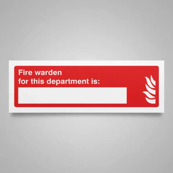 Fire Warden for this Department Is