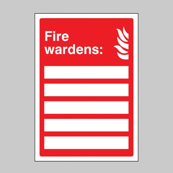 Fire Wardens (Space for 5 People)