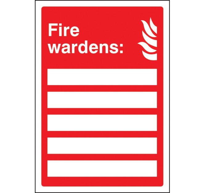 Fire Wardens (Space for 5 People)