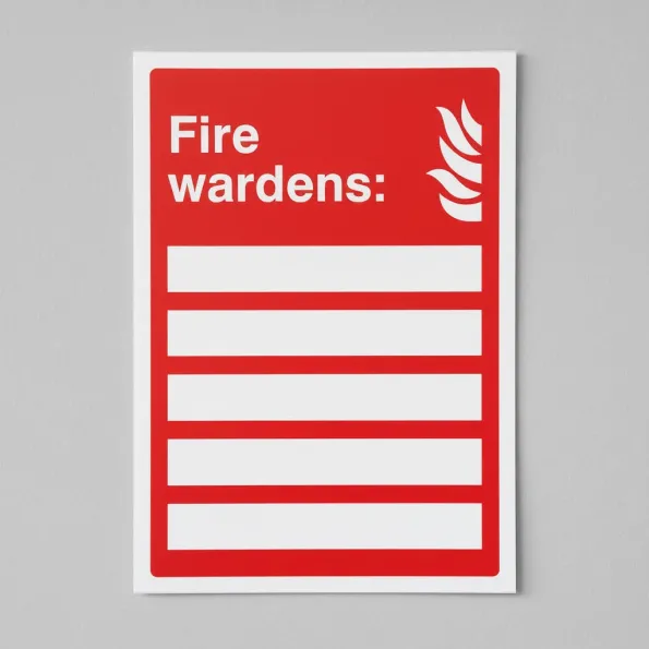 Fire Wardens (Space for 5 People) Fire Wardens (Space for 5 People)