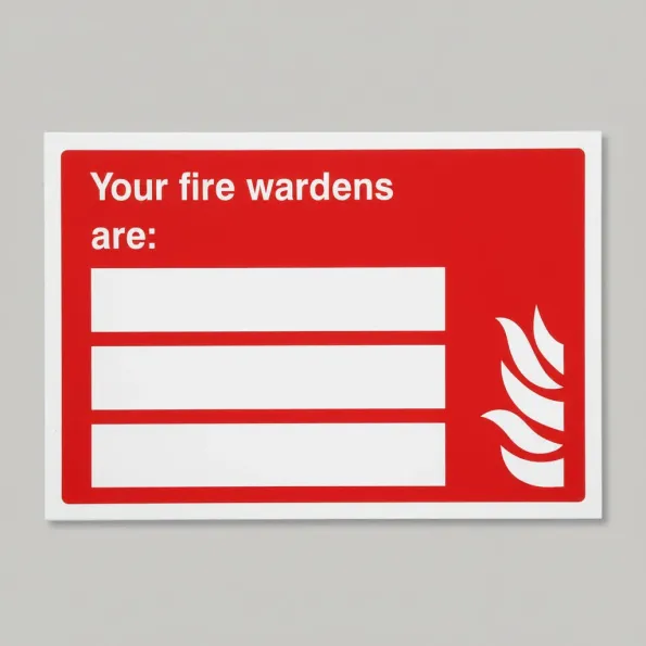 Your Fire Wardens Are (Space for 3 People) Your Fire Wardens Are (Space for 3 People)