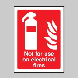 Not for Use On Electrical Fires Not for Use On Electrical Fires