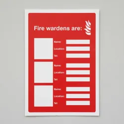 Fire Wardens Are (3 Names - Locations and Numbers) Fire Wardens Are (3 Names - Locations and Numbers)